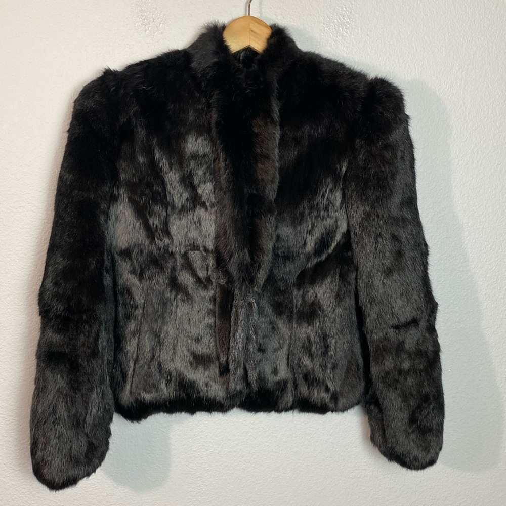 Vintage Rabbit Fur Coat